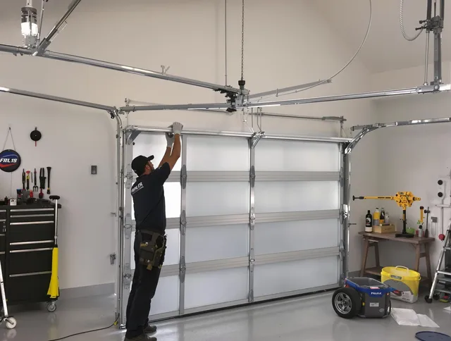 Coconut Creek Garage Door Repair certified team performing precision garage door installation in Coconut Creek