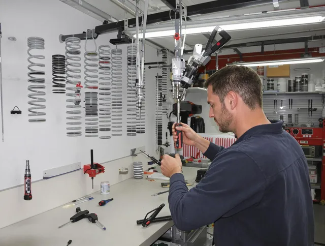 Coconut Creek Garage Door Repair safety certified technician performing precision spring replacement in Coconut Creek